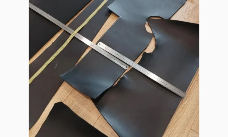 Обрезки натуральной ременной кожи для производства - фото № 6