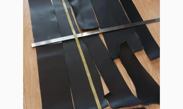 Обрезки натуральной ременной кожи для производства - фото № 8