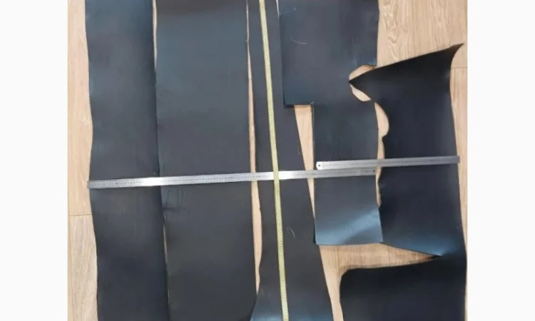 Обрезки натуральной ременной кожи для производства - фото № 9