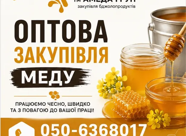 Купаем оптом мед Кировоградская Черкасская Полтавская Николаевская обл - фото № 1