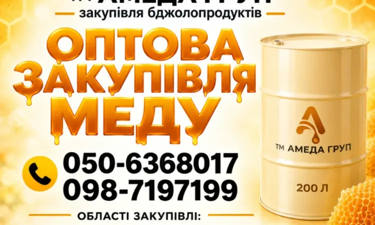 Мед оптом покупаем на постоянной основе АМЕДА ГРУП - фото № 1