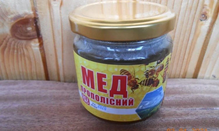 Мед прополісний - фото № 1