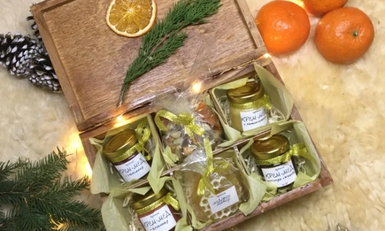 Новогодние подарки с медом - фото № 16