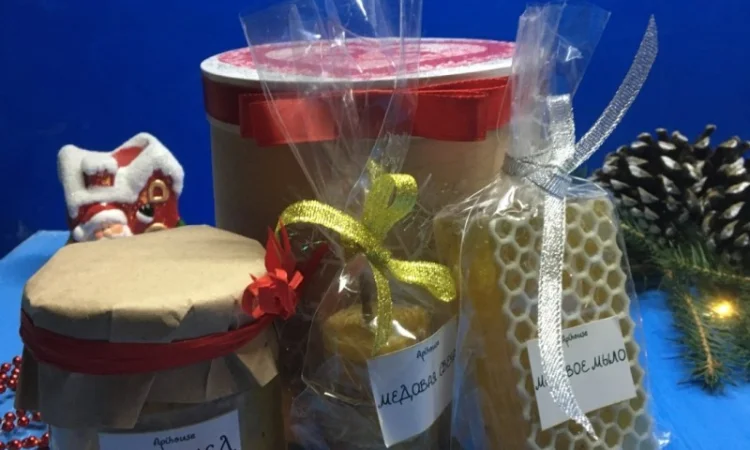 Новогодние подарки с медом - фото № 13