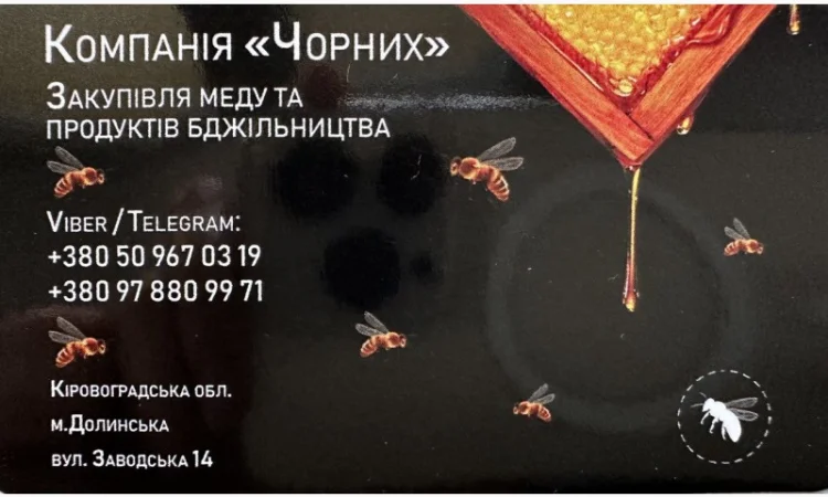 Закупівля меду від компанії "Чорних" - фото № 1