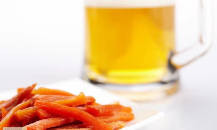 Снэки рыбы красной солено-сушенные - фото № 1