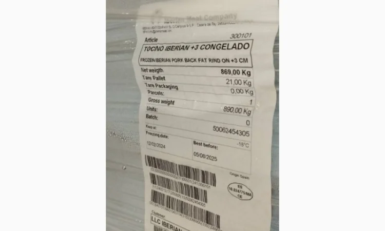 Продается свиное сало Иберика из Испании от поставщика 20 тонн - фото № 7