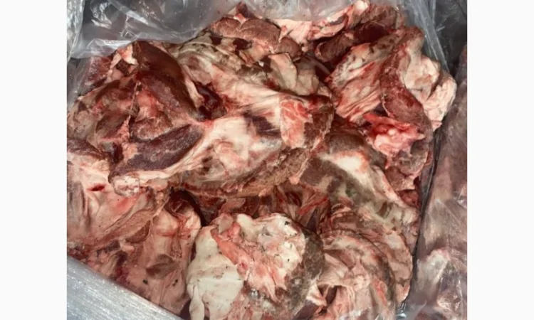 Замороженное мясо свинины из трахеи - фото № 1