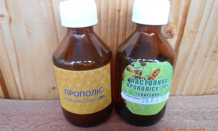 Настоянка прополісу – водна та спиртова - фото № 1