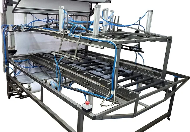 Лінія формування пачок та герметичної упаковки плит базальтового утеплювача - фото № 1