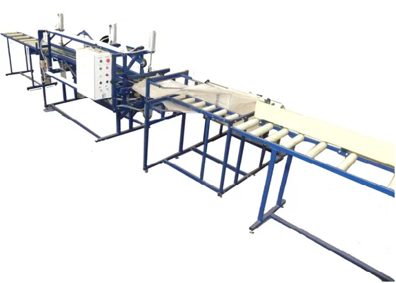 Линия упаковки длинномерных, габаритных изделий в пленку - фото № 1