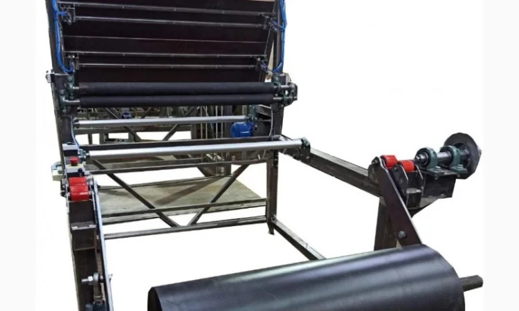 Линия для перемотки, порезки и упаковки рулонных материалов: картон, тканый п/п и других - фото № 2