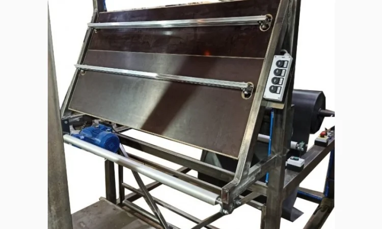 Линия для перемотки, порезки и упаковки рулонных материалов: картон, тканый п/п и других - фото № 3