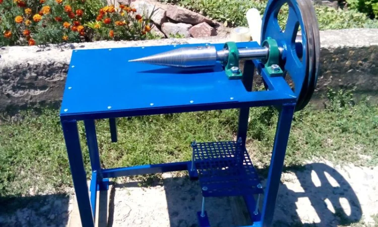 Дровокол електрический винтовой - фото № 1