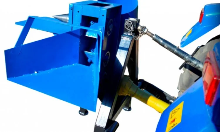 Дровокол - Измельчитель веток с приводом от минитрактора - фото № 1