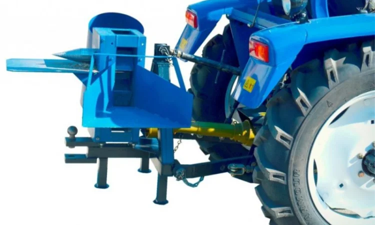 Дровокол - Измельчитель веток с приводом от минитрактора - фото № 2