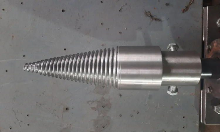 Конус морковка колун насадка винт дровокола - фото № 1