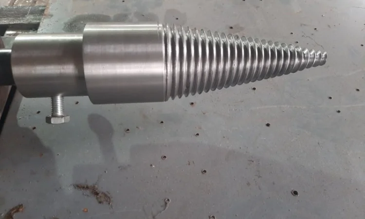 Конус морковка колун насадка винт дровокола - фото № 3