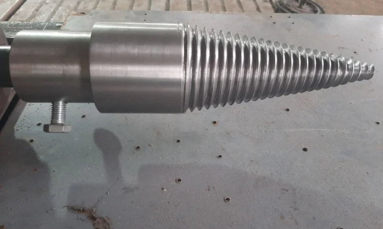 Конус морковка колун насадка винт дровокола - фото № 5