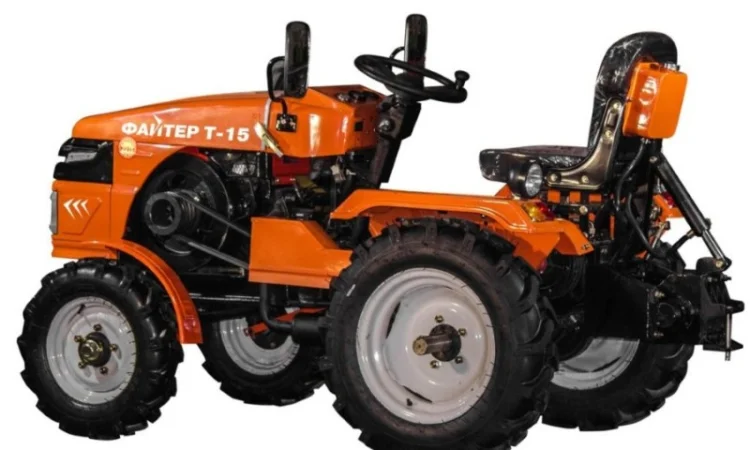 Мототрактор Файтер T-15+плуг+фреза. Мінітрактор, минитрактор - фото № 2