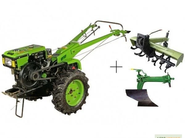 Дизельный Мотоблок Кентавр МБ 1080Д 8 л.с. ВОДА (фреза + плуг). 2023 г. БЕЗ ПРЕДОПЛАТ - фото № 5