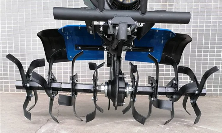 Мотоблок ДТЗ 570БН бензин, 7 л.с., передачи 3/1, колеса 4, 00-10. Разблокираторы колес - фото № 3