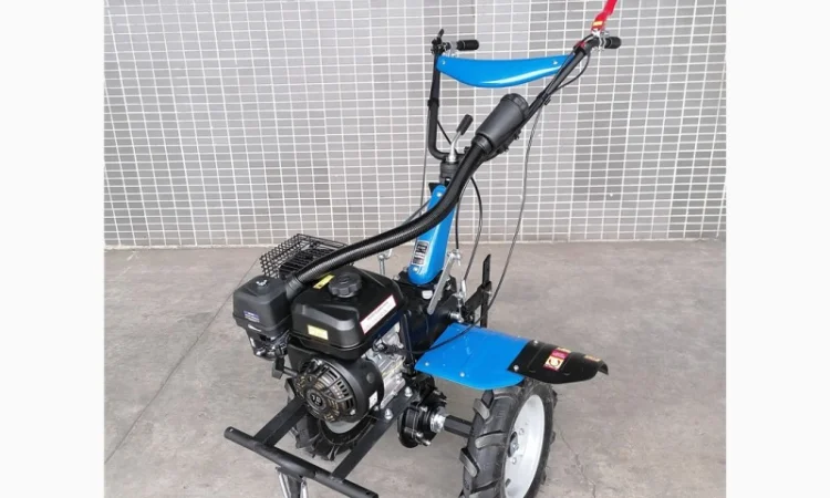 Мотоблок ДТЗ 570БН бензин, 7 л.с., передачи 3/1, колеса 4, 00-10. Разблокираторы колес - фото № 7