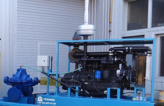 Дизельна насосна станція (мотопомпа) 255 кВт до 1300 м3/год - фото № 1