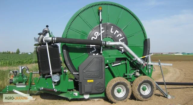 Мотопомпа с барабаном Irrimec Master MM2-MP для орошения - фото № 1