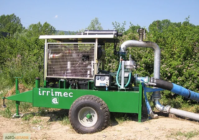Мотопомпа Irrimec большой производительности для орошения полей - фото № 1