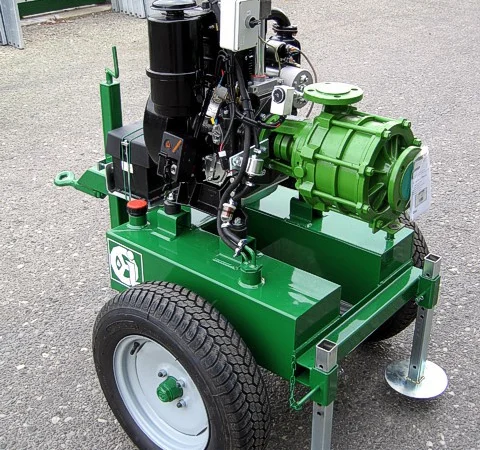 Дизельная насосная станция Мотопомпа Irrimec мини - фото № 2