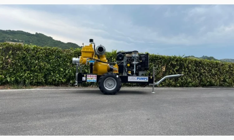 Мотопомпа дизельная насосная станция для грязной воды - фото № 1