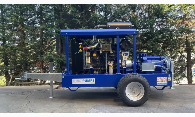 Дизельна насосна станція мотопомпа високого тиску Idrofoglia - фото № 1