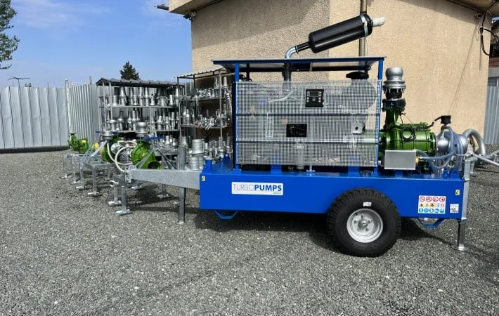 Мотопомпа дизельная насосная станция TurboPumps для зрошення - фото № 1