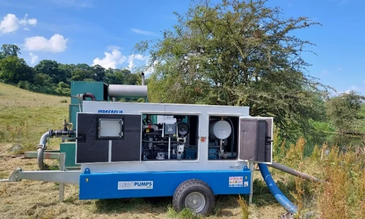 Мотопомпа дизельна насосна TurboPumps в кожухе - фото № 1