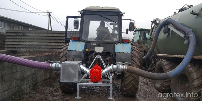 Роторные насосы для перекачки густого навоза - фото № 4