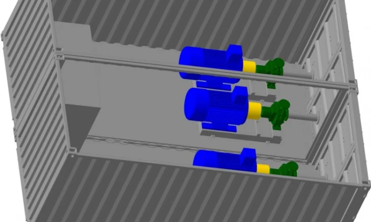 Насосная станция Caprari для орошения в контейнере - фото № 2