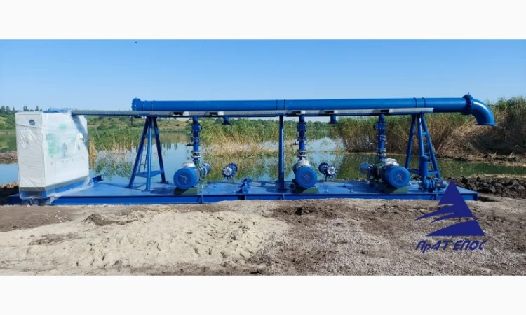 Насосная станция для полива полей (орошение больших площадей) - фото № 2