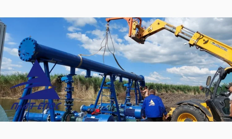 Насосная станция для полива полей (орошение больших площадей) - фото № 3