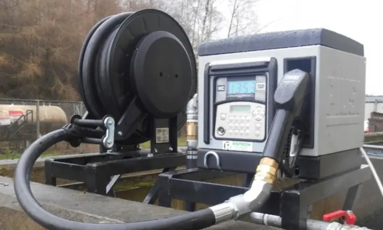 Катушка 1″дюйм 25мм (на 15м) для дизпалива для намотки шланга Hosereel XL F0075018B - фото № 5