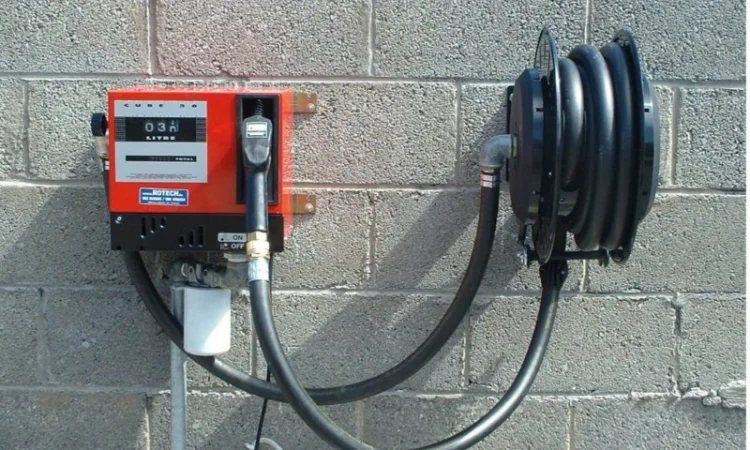 Катушка 1″дюйм 25мм (на 15м) для дизпалива для намотки шланга Hosereel XL F0075018B - фото № 6