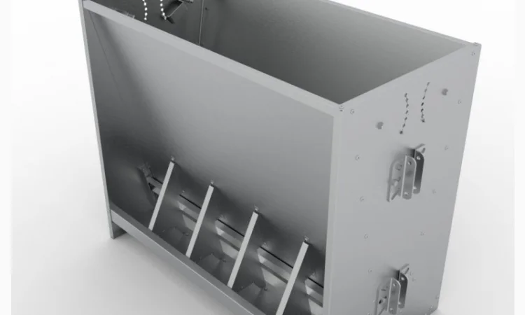 Бункерные кормушки для откорма свиней, Бункерные кормушки, кормушки, бункерні годівниці - фото № 3