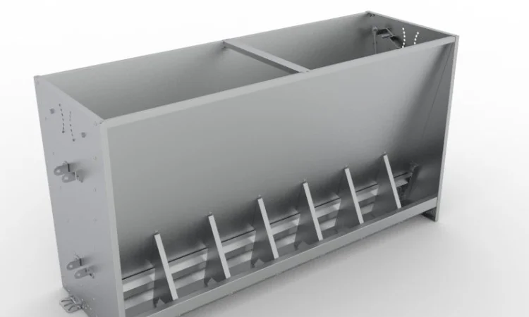 Бункерні годівниці для дорощування свиней, Бункерні кормушки, кормушки, годівниці - фото № 1