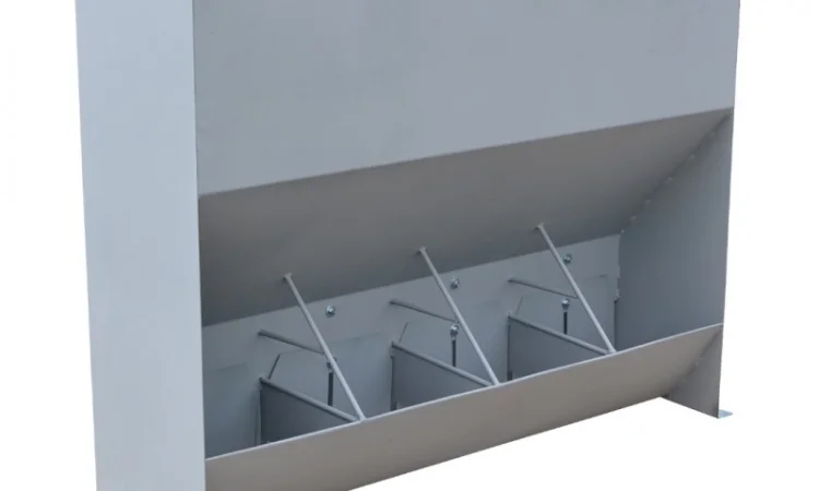 Годівниці дл свиней від виробника в Україні. Металеві бункерні годівниці - фото № 1