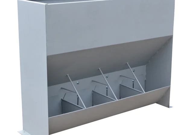 Кормушка для свиней бункерная (4 секции) до 30 голов - фото № 1