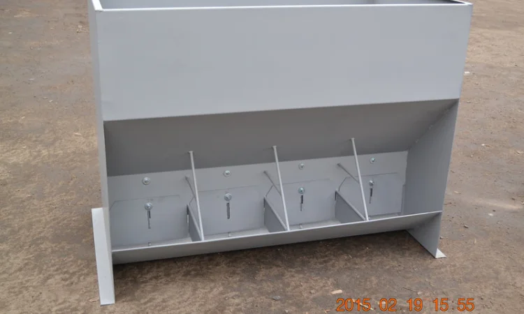 Кормушка для свиней бункерная (4 секции) до 30 голов - фото № 3