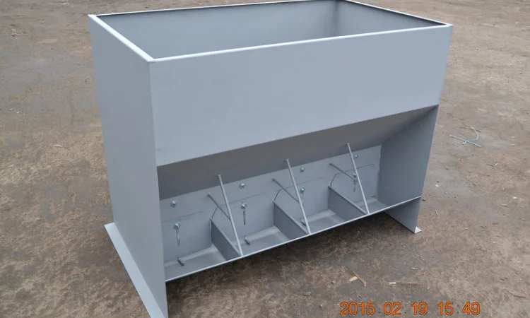 Кормушка для откорма свиней (бункерная) 8 Секций - фото № 1