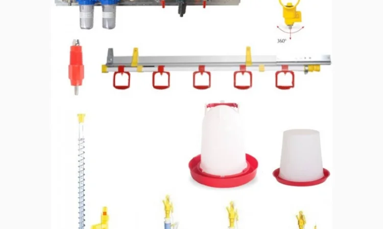 Поилки для птицы ручные и автоматические, системы поения, медикаторы - фото № 1