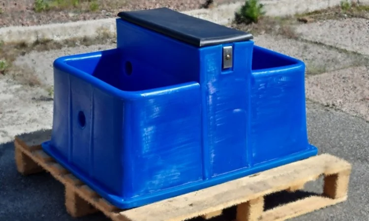 Групова поїлка для телят з підігрівом 60л - фото № 3