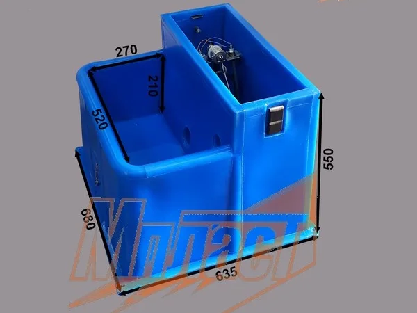 Поїлка для телят з підігрівом 30л - фото № 3